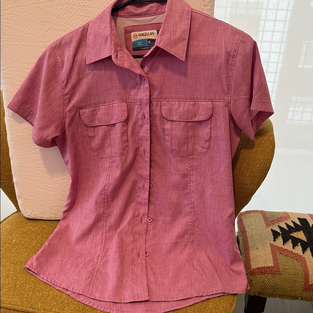 Magellan Outdoors Women's Rose Button-Down Shirt